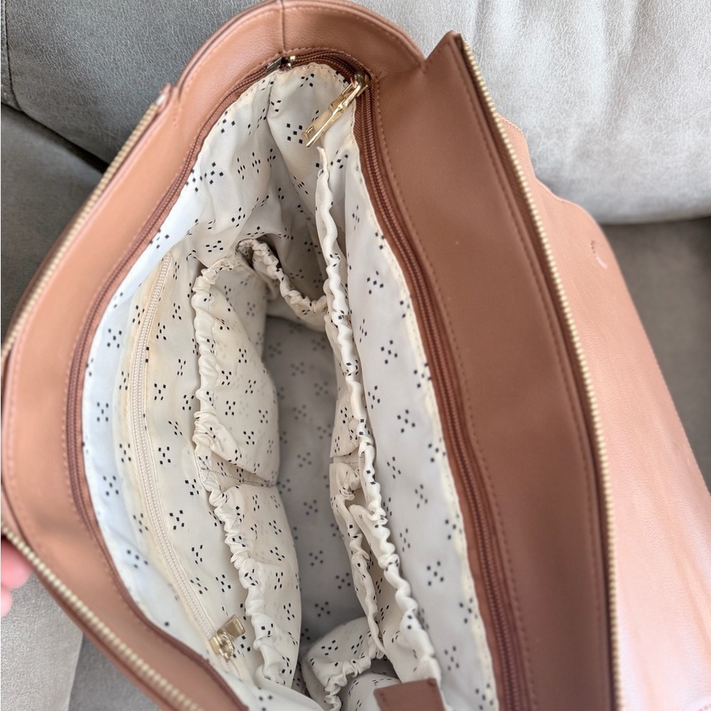 Women's Blush Pink Backpack Tote - Picture 7 of 9